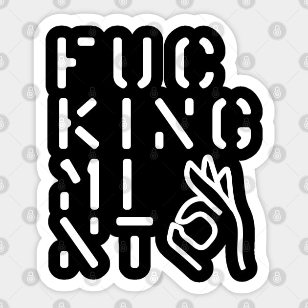 Fucking Mint Design Is Fucking Great Fucking Mint Sticker Teepublic